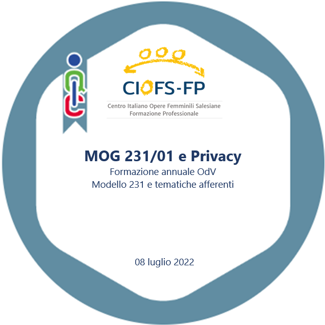 SGI – Formazione annuale dell'OdV sul Modello 231/01 e tematiche afferenti